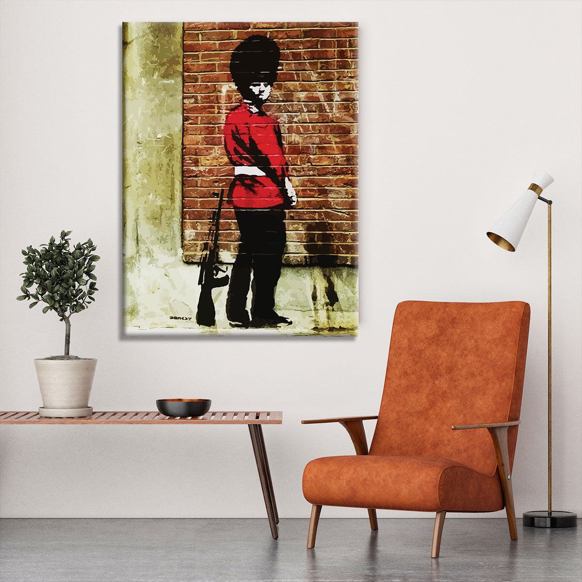 Banksy Pissing London Soldier Canvas Print or Poster - Canvas Art Rocks - 6