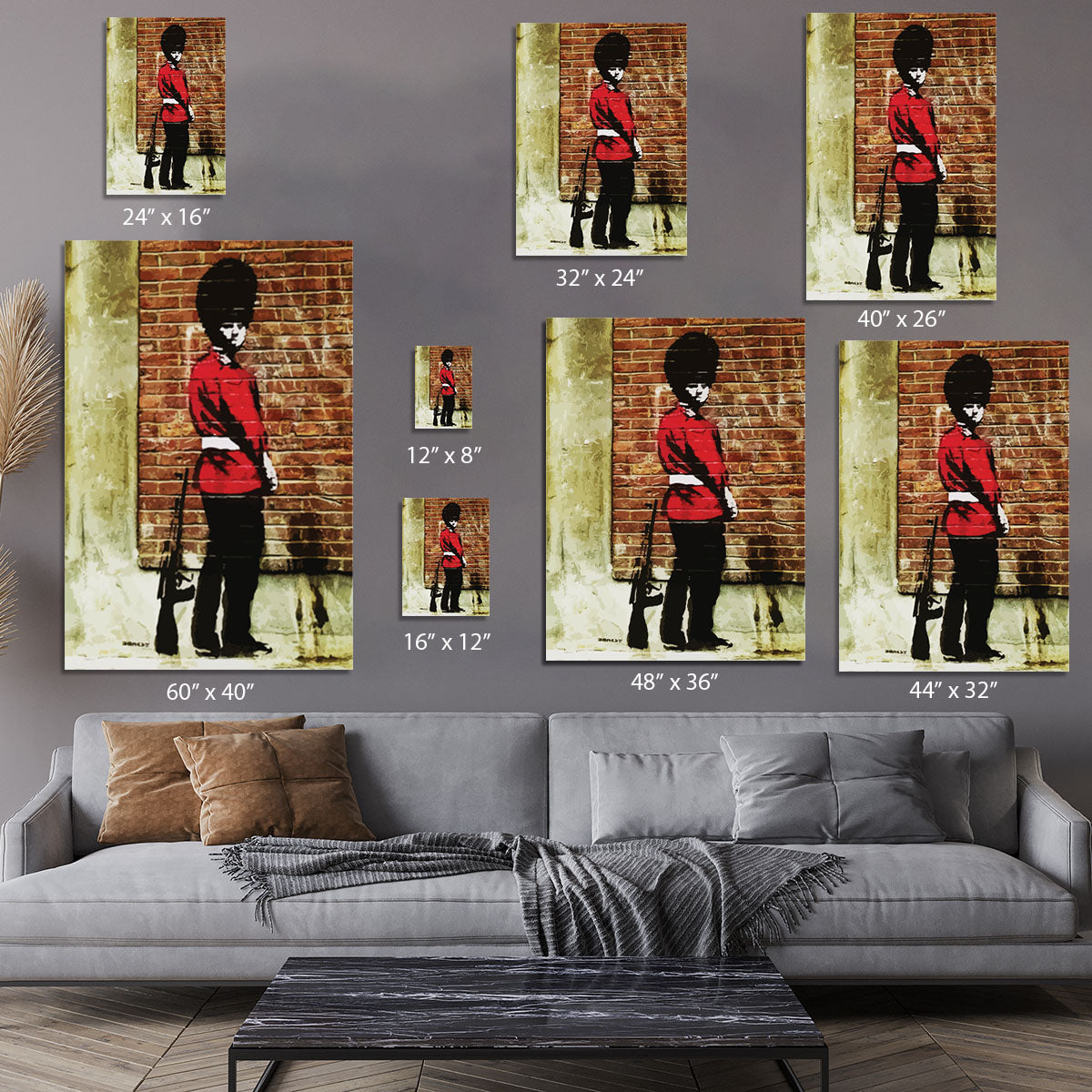 Banksy Pissing London Soldier Canvas Print or Poster - Canvas Art Rocks - 7