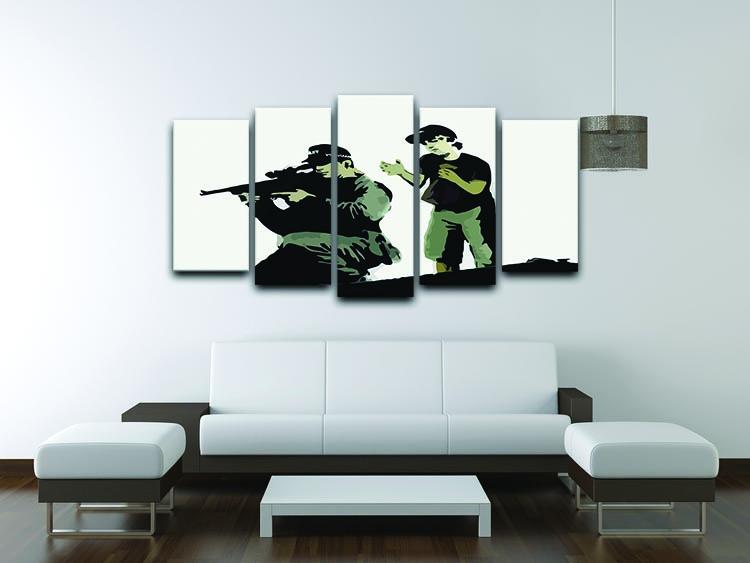 Banksy Police Sniper 5 Split Panel Canvas - Canvas Art Rocks - 3