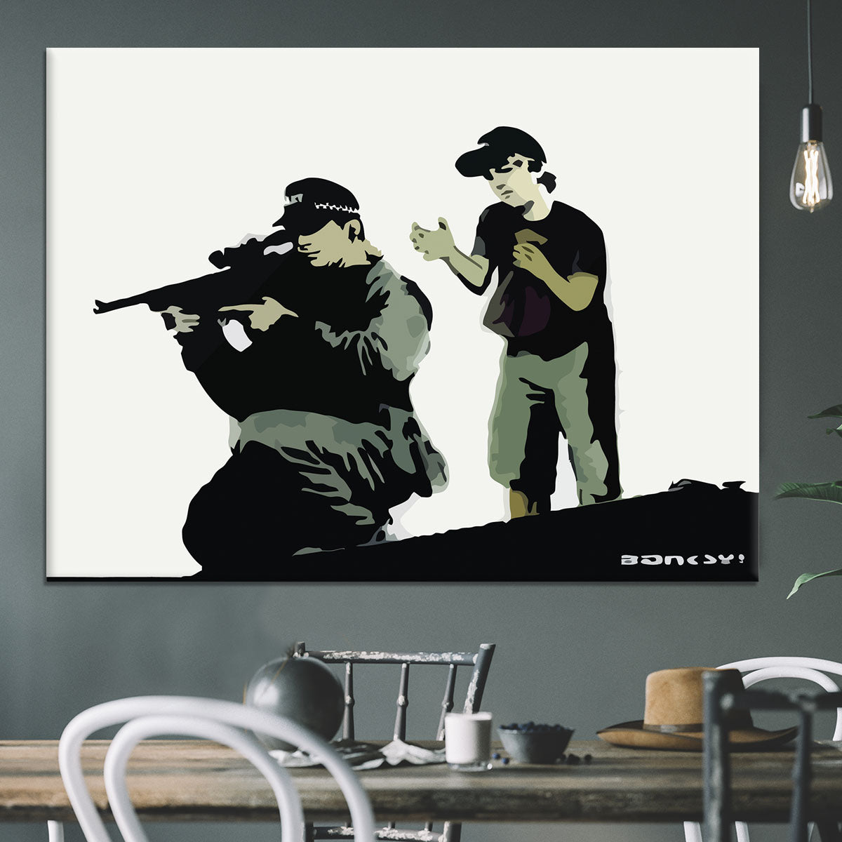 Banksy Police Sniper Canvas Print or Poster - Canvas Art Rocks - 3