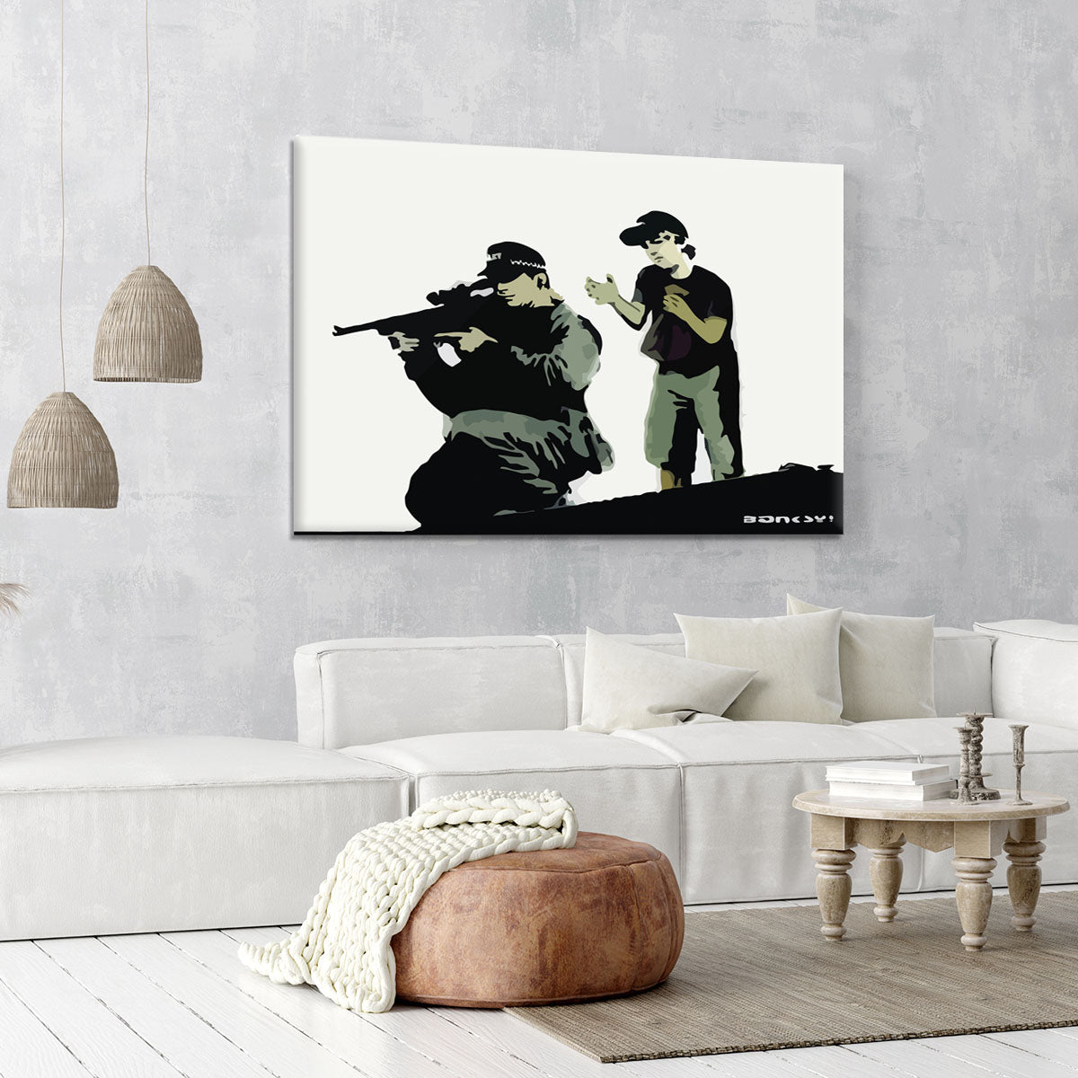 Banksy Police Sniper Canvas Print or Poster - Canvas Art Rocks - 6