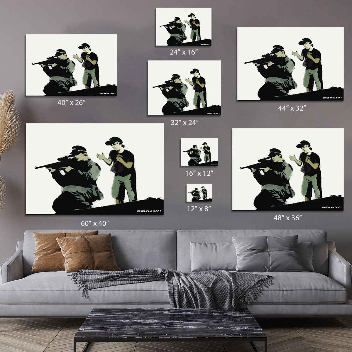 Banksy Police Sniper Canvas Print or Poster - Canvas Art Rocks - 7
