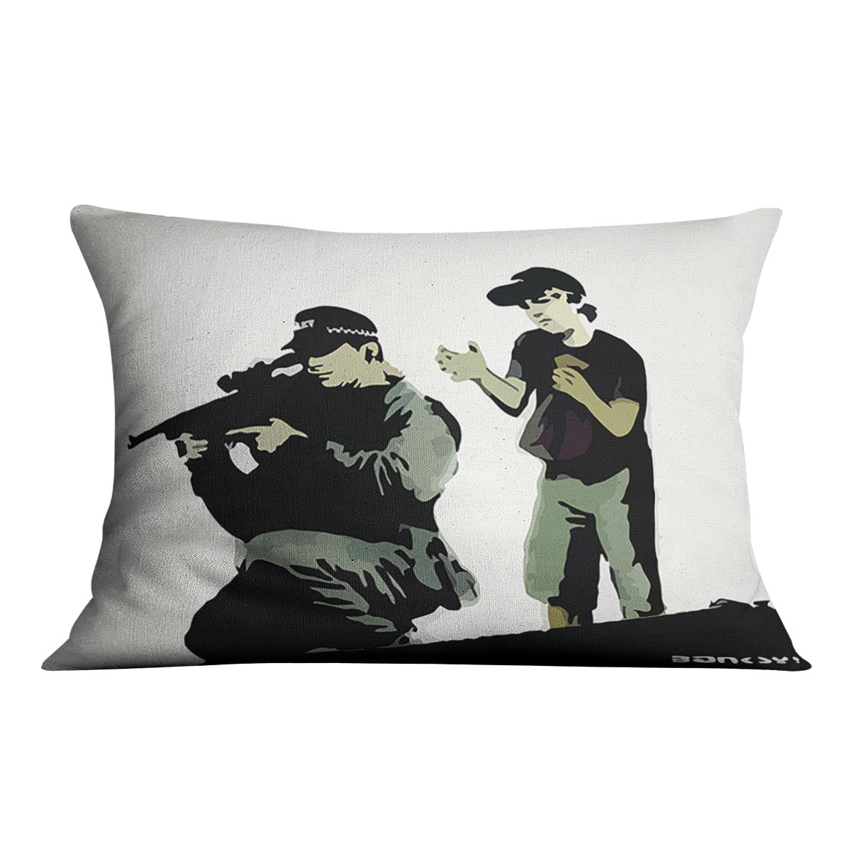 Banksy Police Sniper Cushion