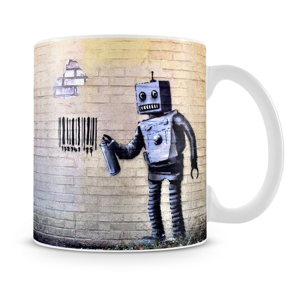 Banksy Robot Mug - Canvas Art Rocks