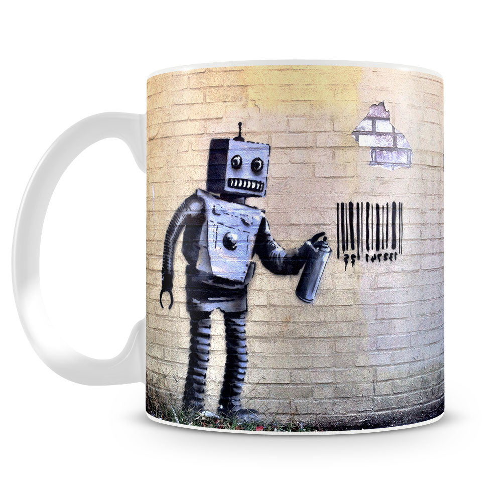 Banksy Robot Mug - Canvas Art Rocks