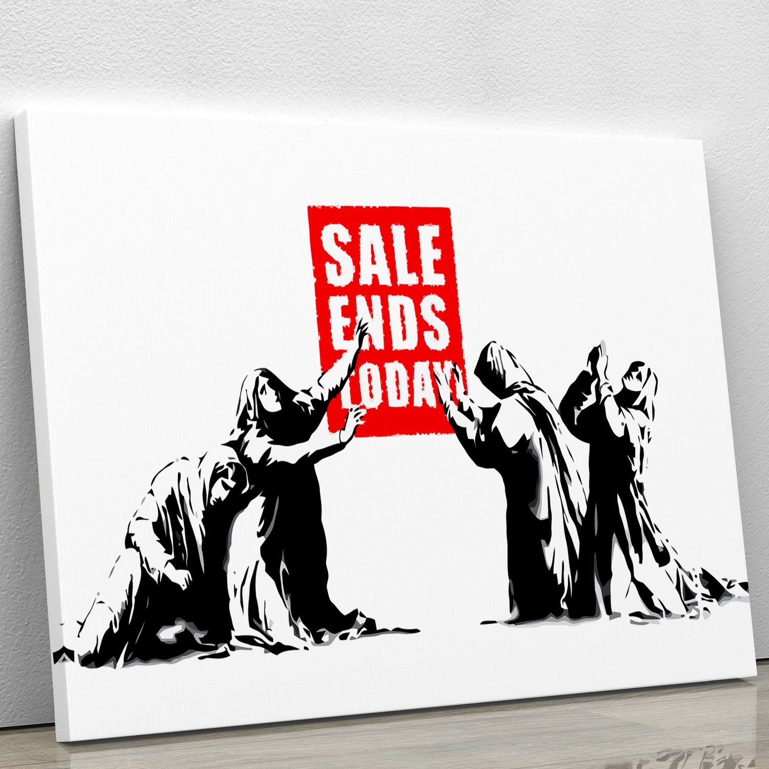 Banksy Sale Ends Today Canvas Print or Poster - Canvas Art Rocks - 1
