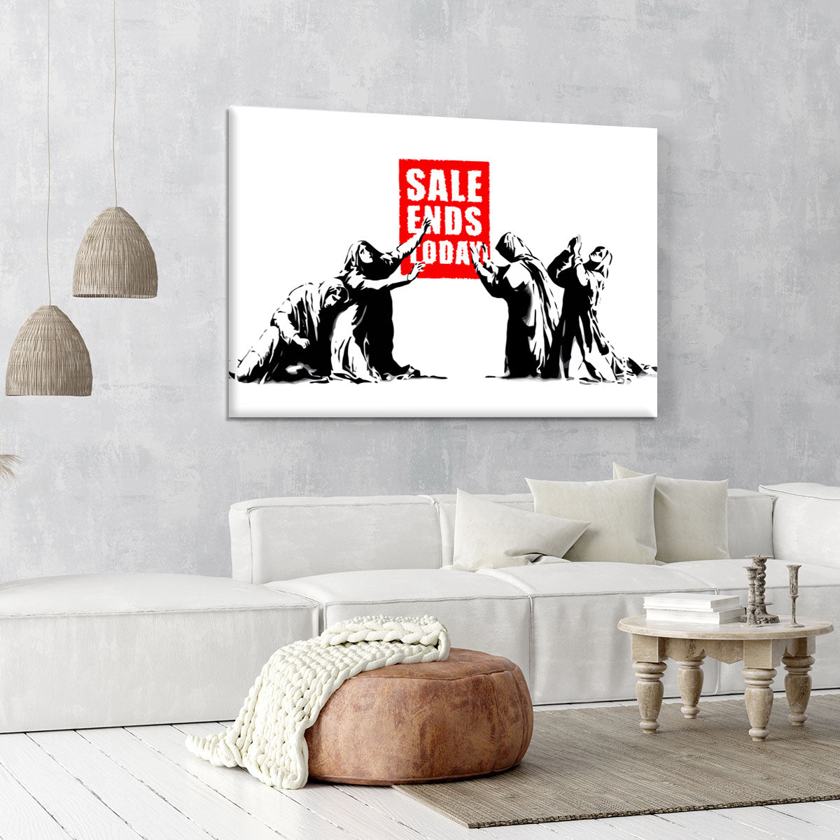 Banksy Sale Ends Today Canvas Print or Poster - Canvas Art Rocks - 6