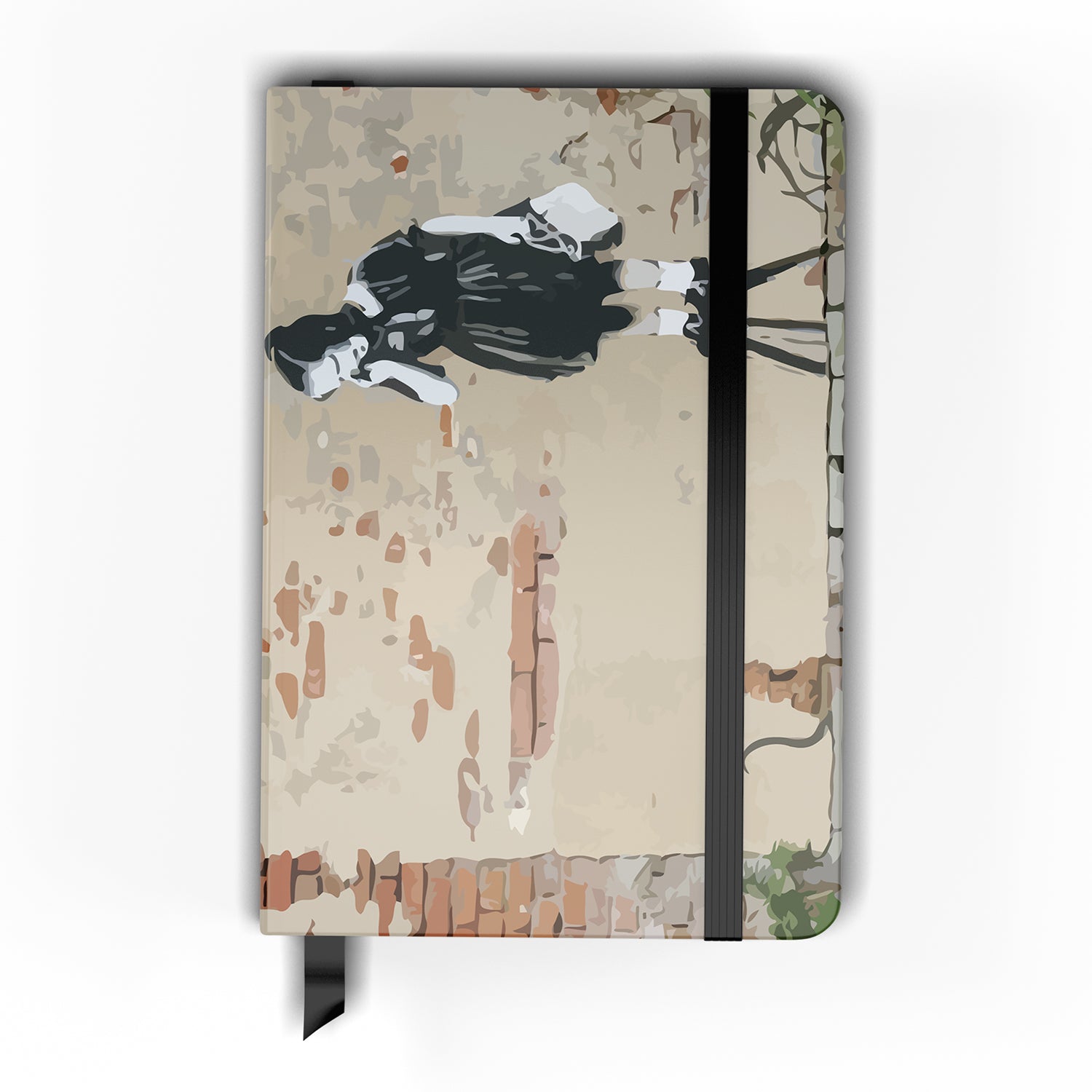 Banksy School Girl Mouse Notebook