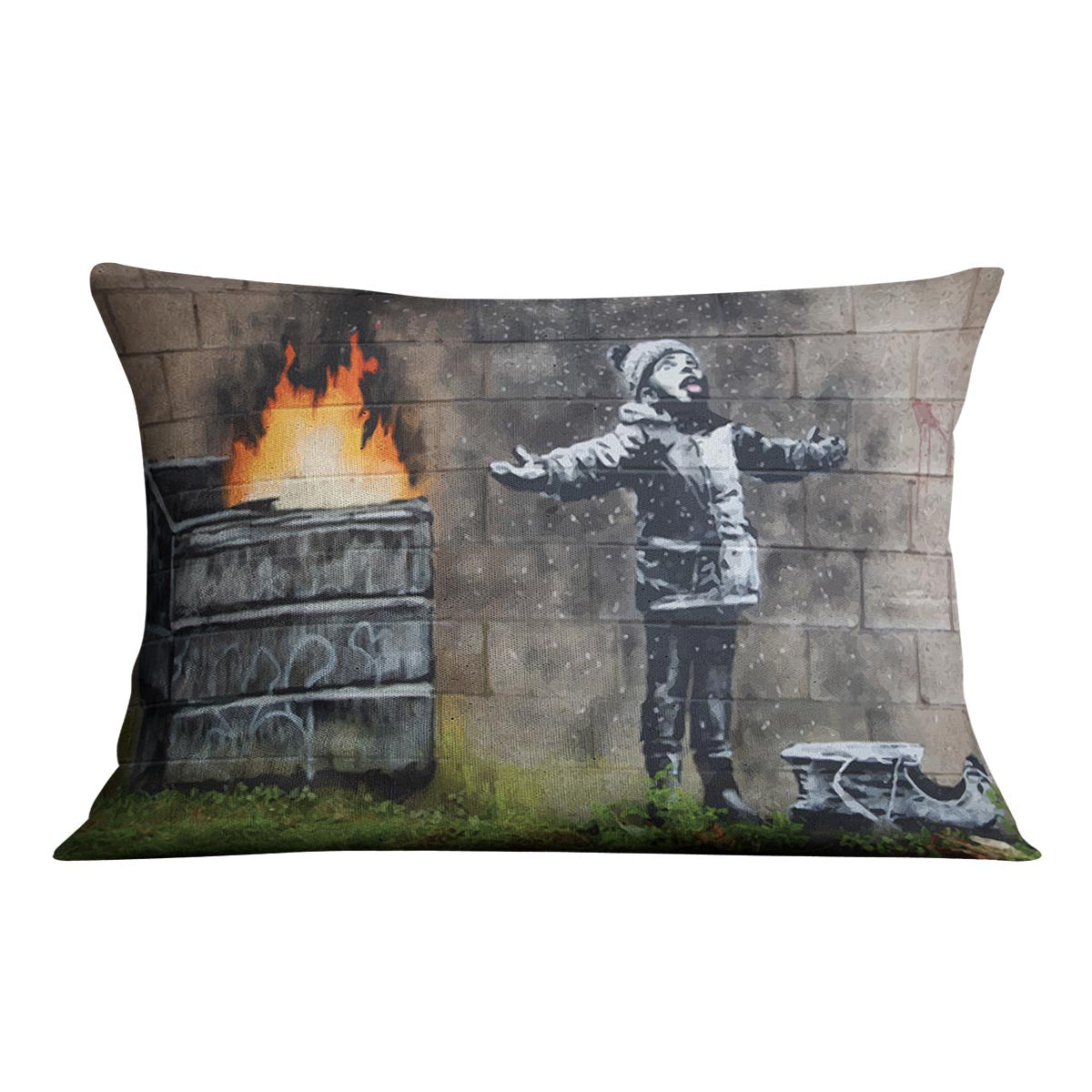 Banksy Seasons Greeting Cushion