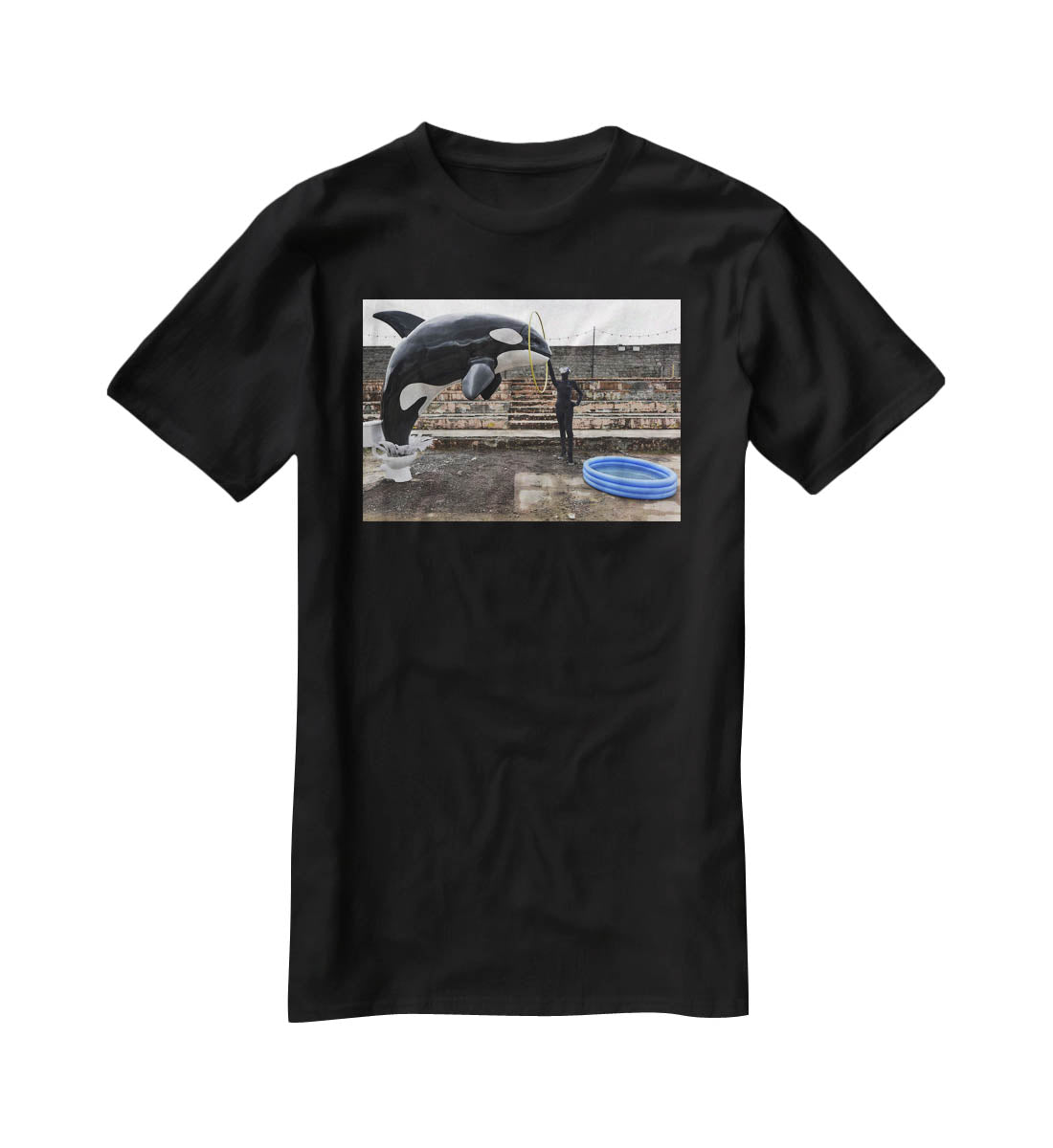 Banksy Seaworld T-Shirt - Canvas Art Rocks - 1