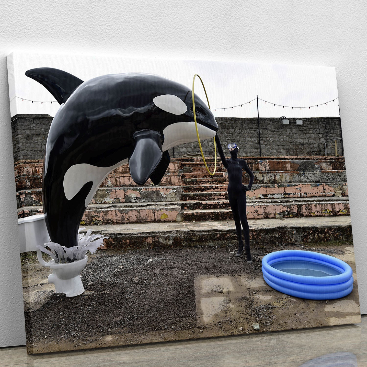 Banksy Seaworld Canvas Print or Poster - Canvas Art Rocks - 1