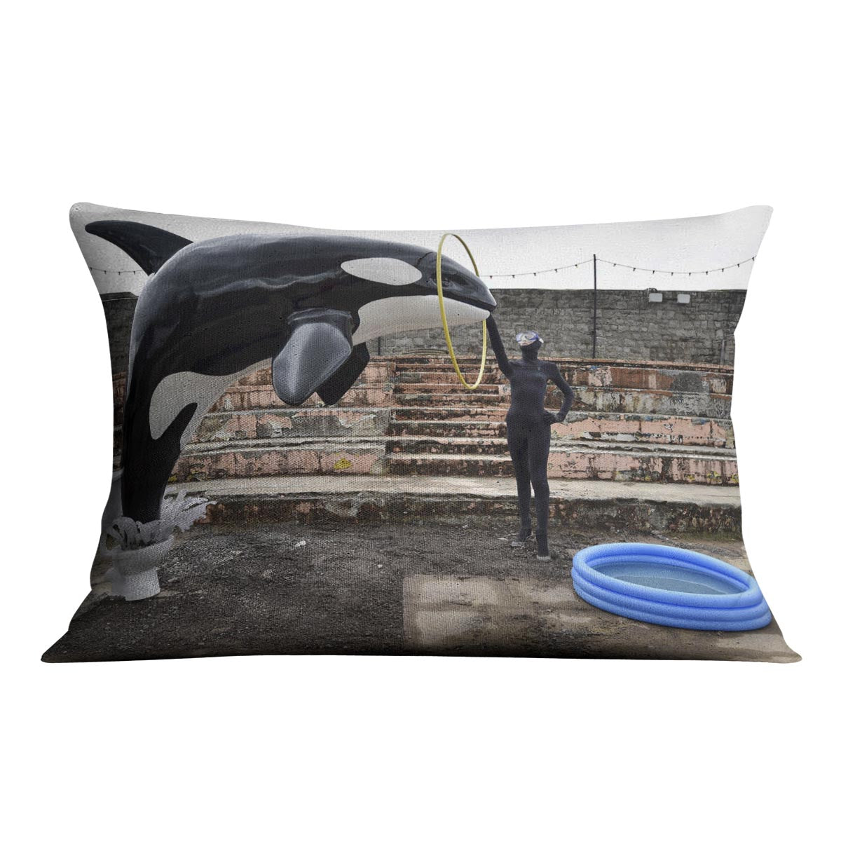 Banksy Seaworld Cushion