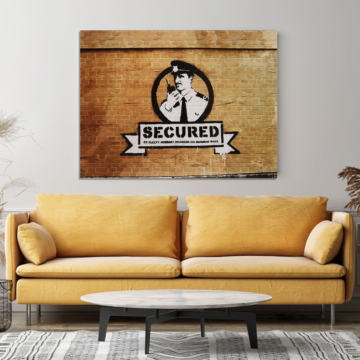 Banksy Secured Liverpool Canvas Print or Poster - Canvas Art Rocks - 4