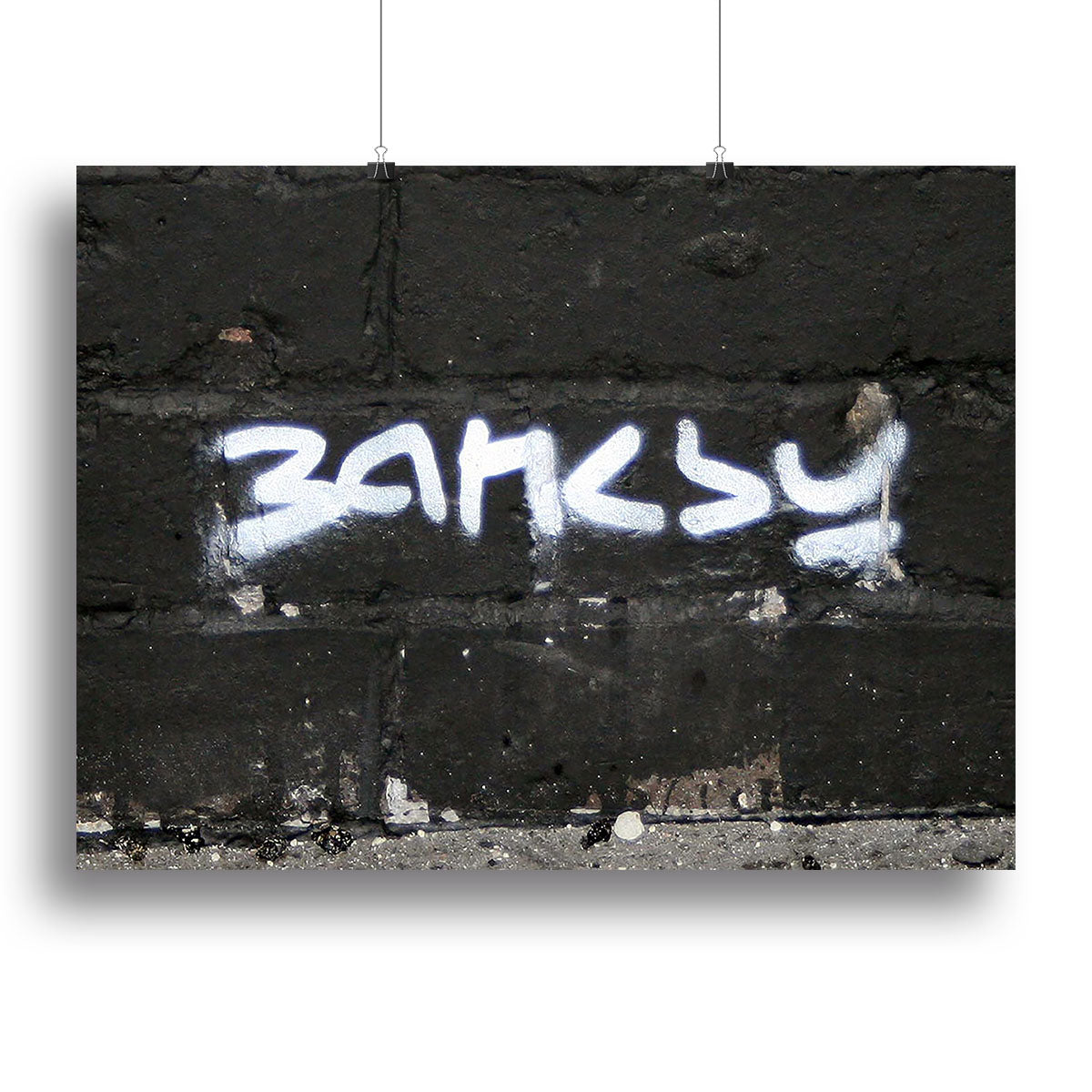 Banksy Signature Tag Canvas Print or Poster - Canvas Art Rocks - 2