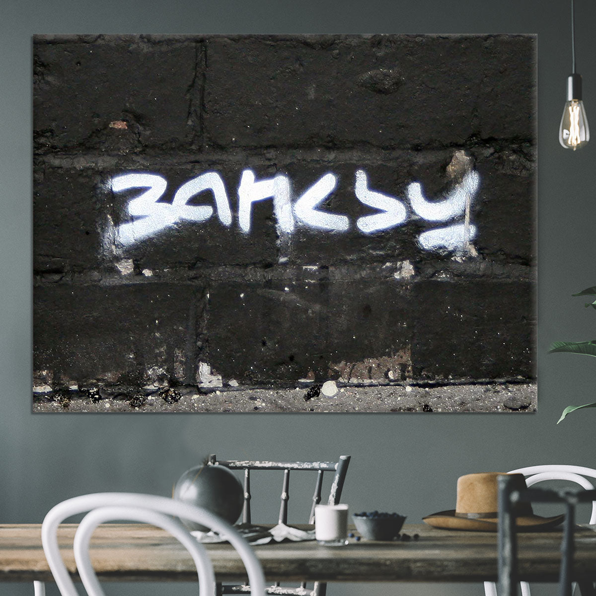 Banksy Signature Tag Canvas Print or Poster - Canvas Art Rocks - 3