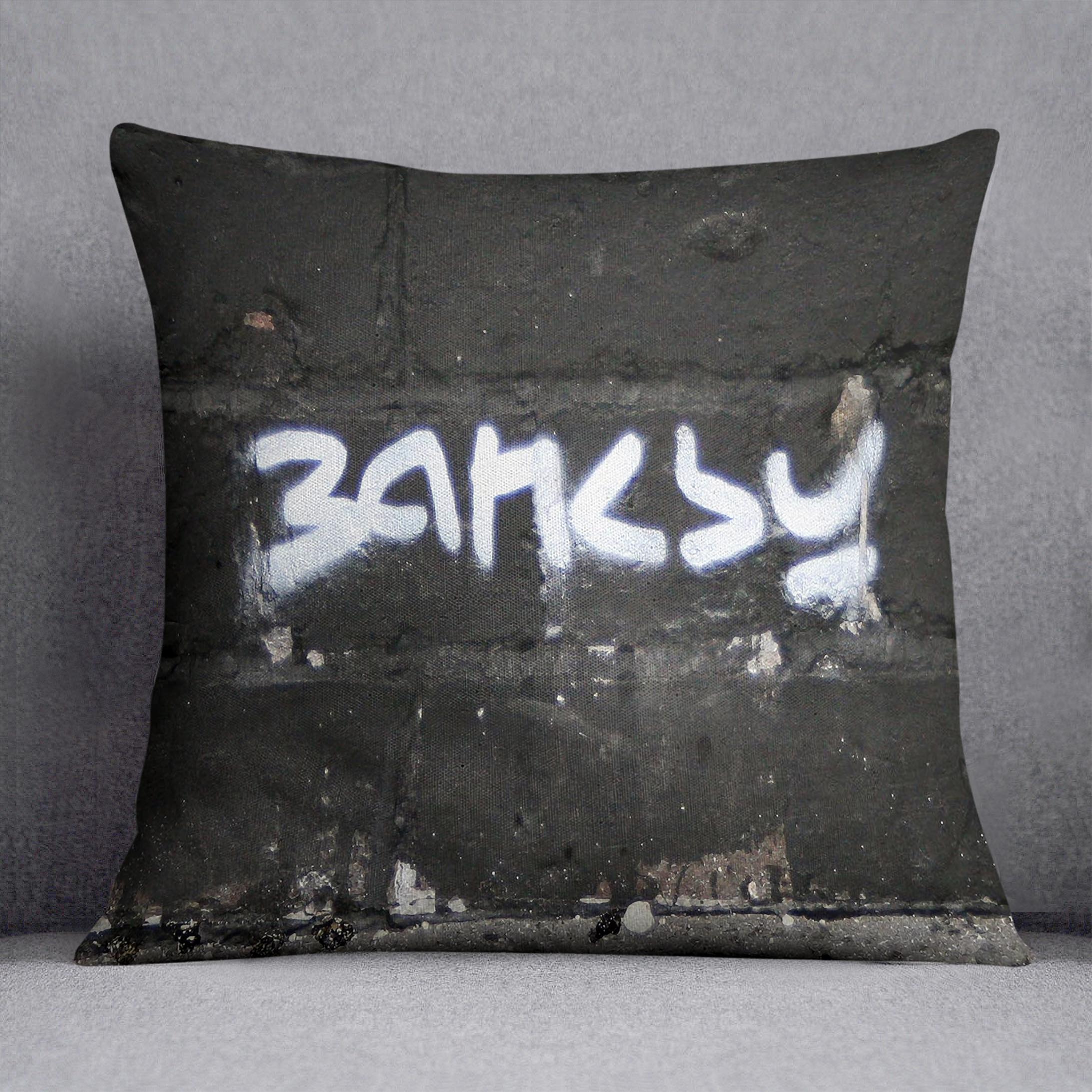 Banksy Signature Tag Cushion