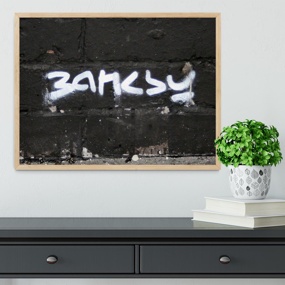 Banksy Signature Tag Framed Print - Canvas Art Rocks - 4