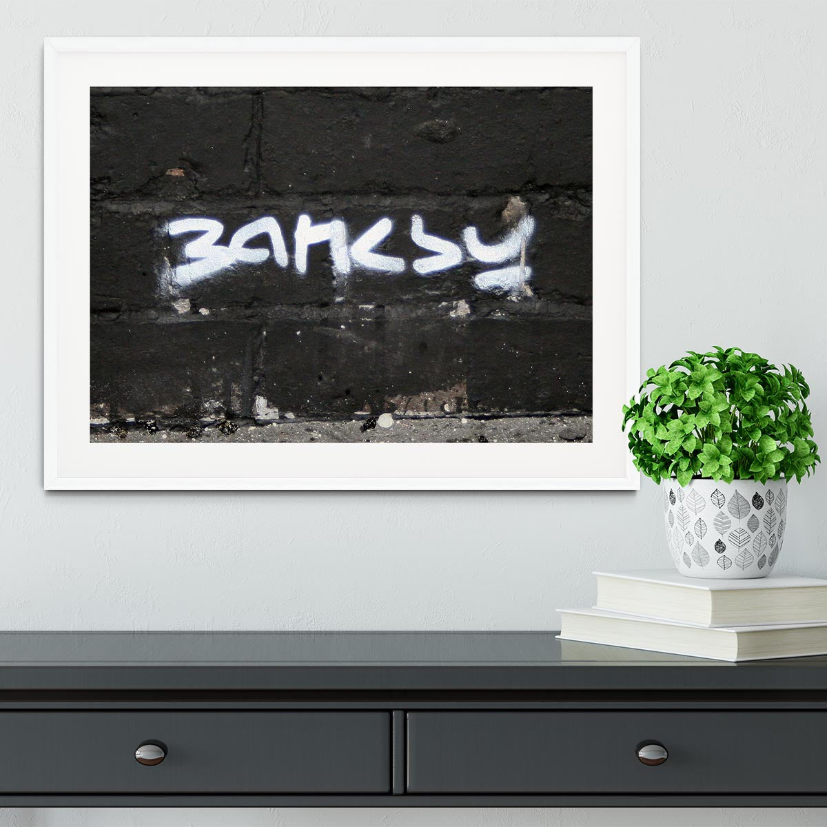 Banksy Signature Tag Framed Print - Canvas Art Rocks - 5