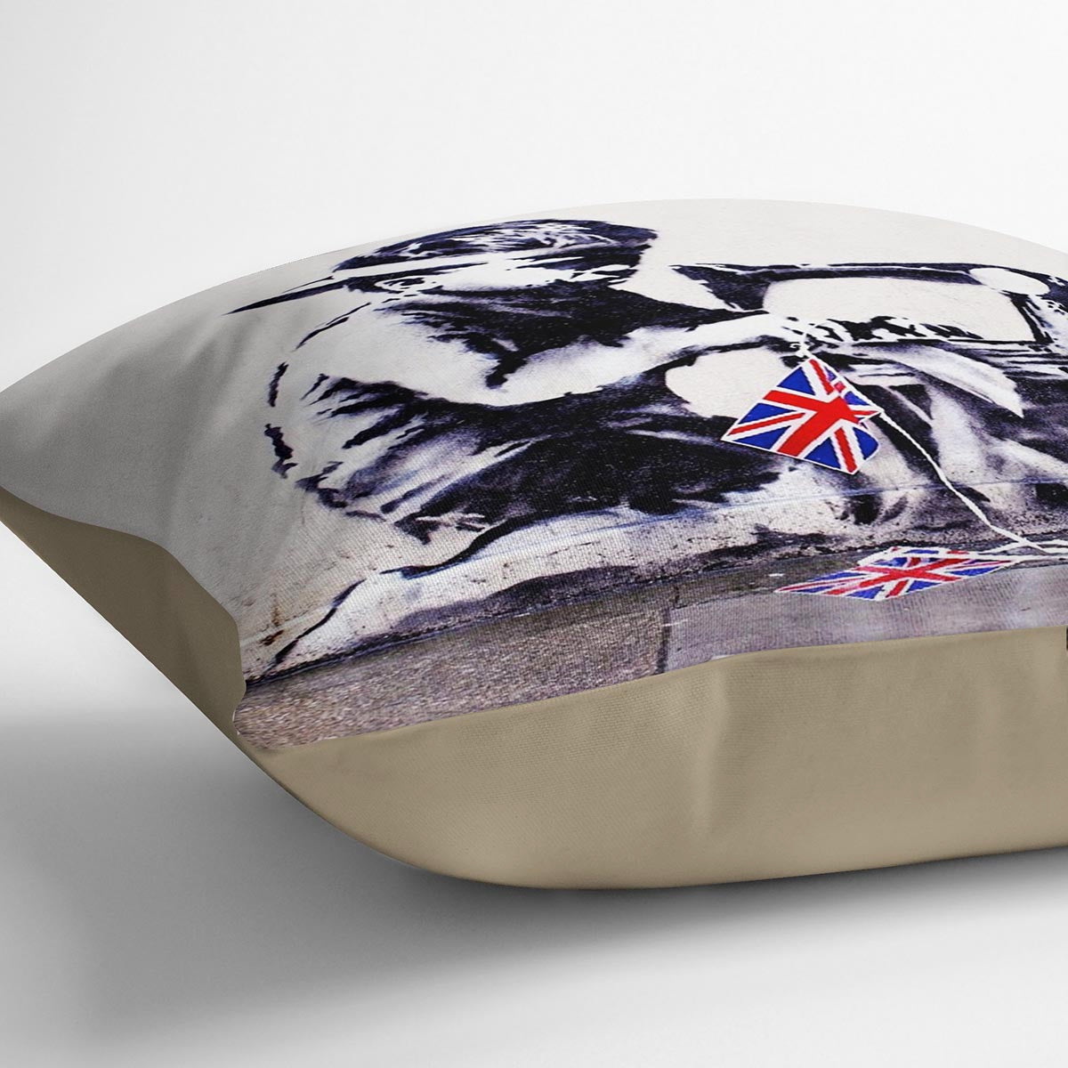 Banksy Slave Labour Cushion