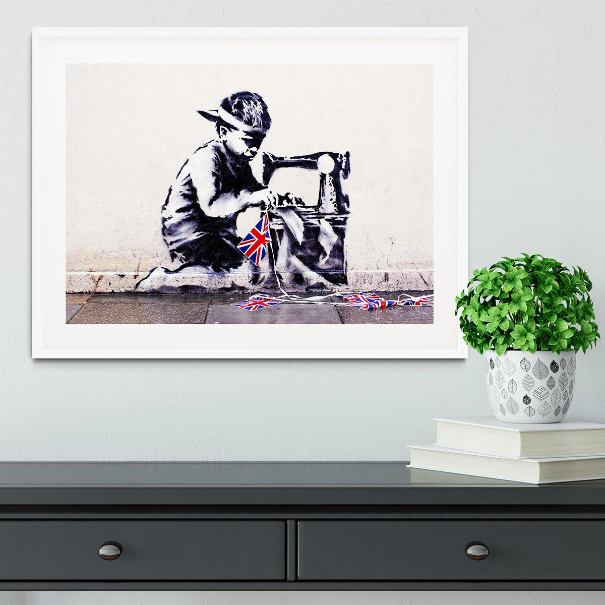Banksy Slave Labour Framed Print - Canvas Art Rocks - 5