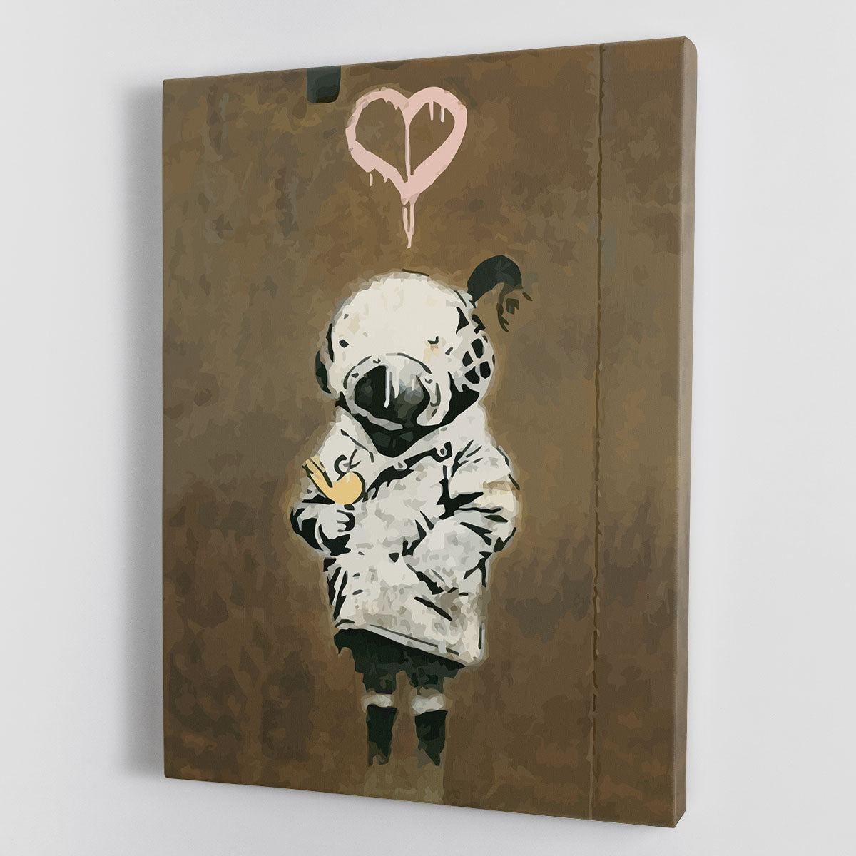 Banksy Space Girl And Bird Canvas Print or Poster - Canvas Art Rocks - 1