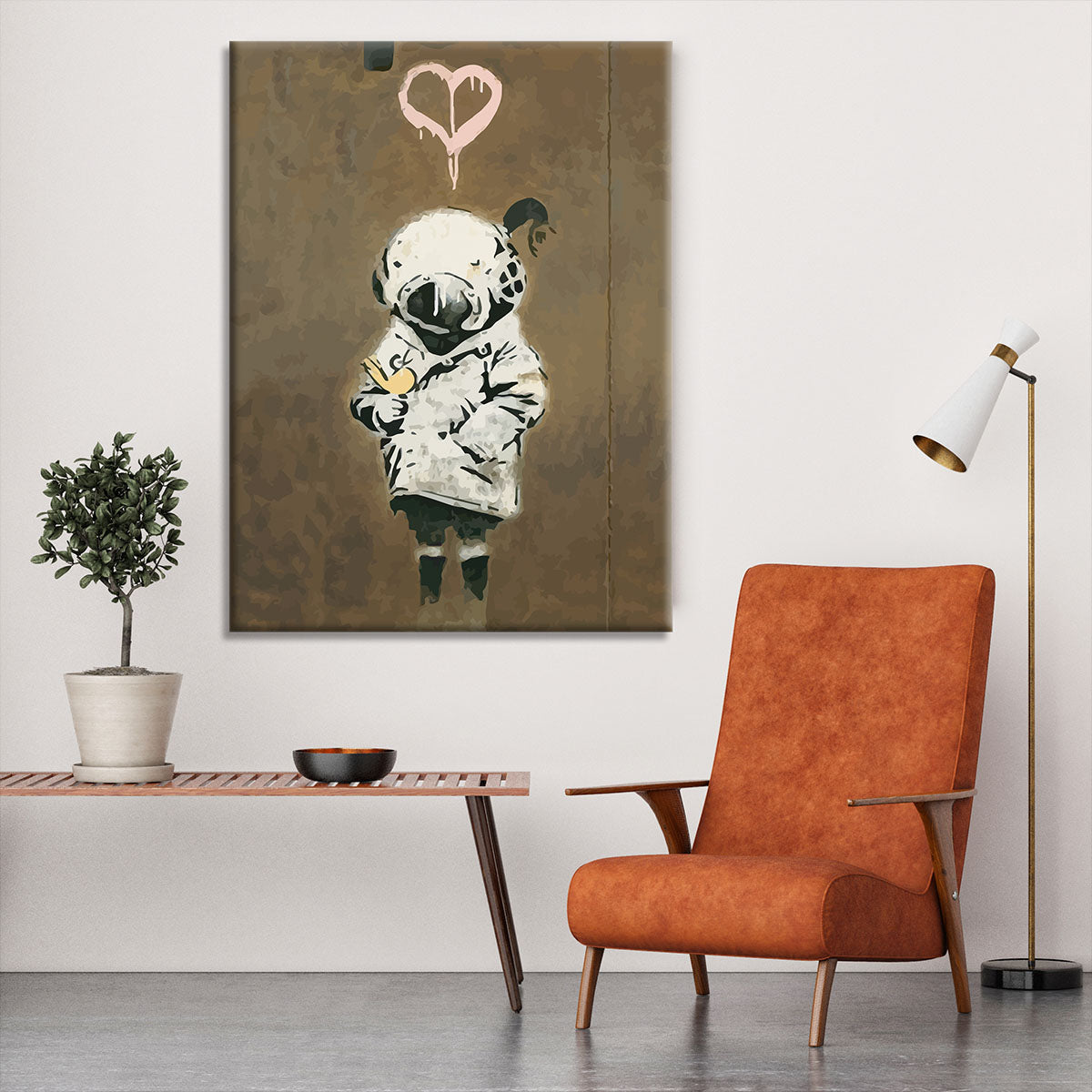 Banksy Space Girl And Bird Canvas Print or Poster - Canvas Art Rocks - 6