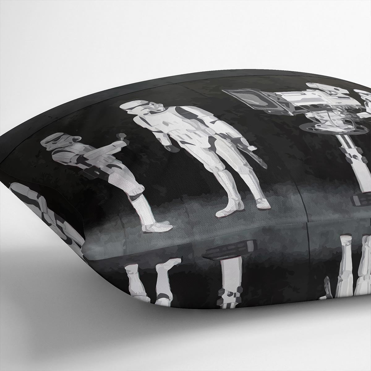 Banksy Stormtroopers Filming Oscars Cushion
