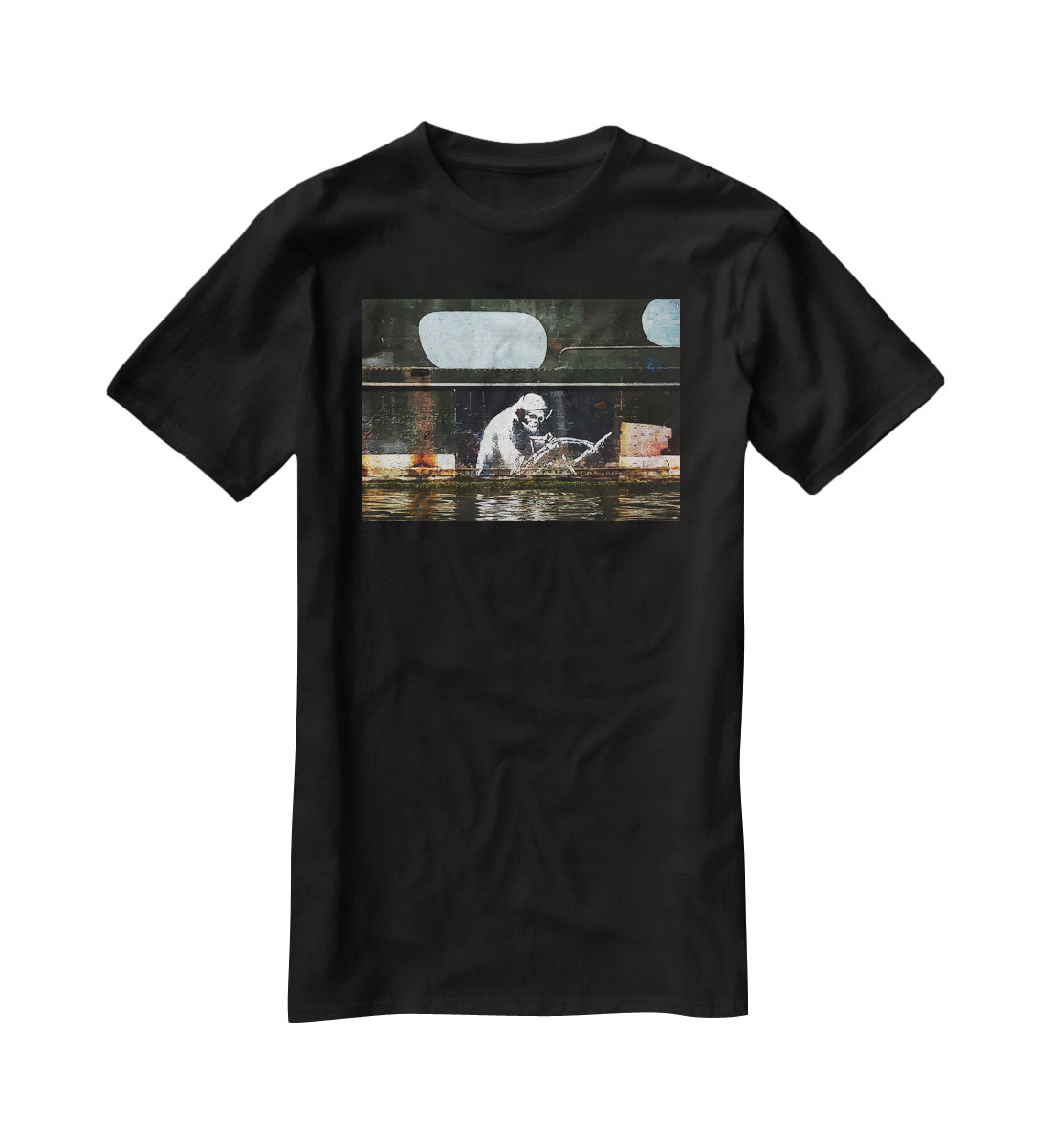 Banksy The Grim Reaper Bristol T-Shirt - Canvas Art Rocks - 1