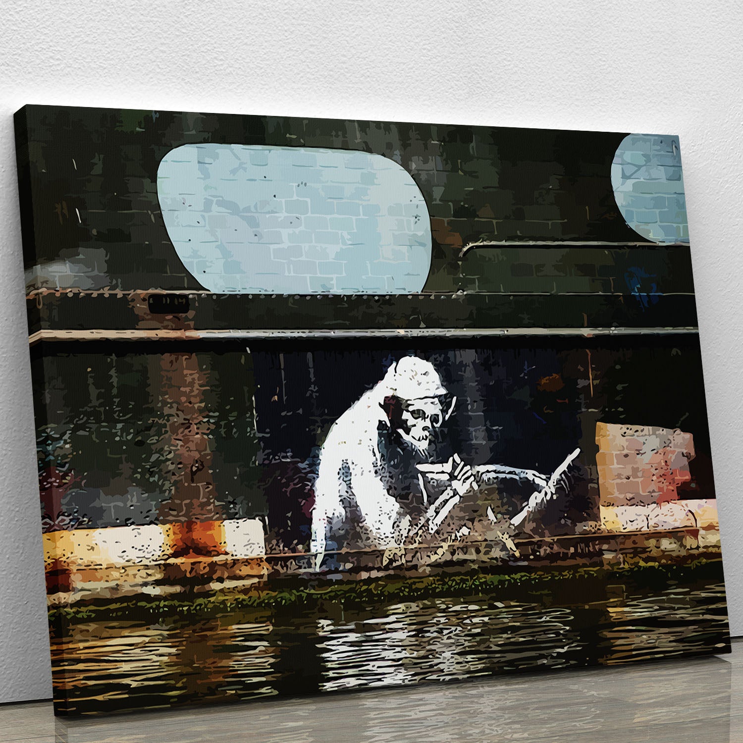 Banksy The Grim Reaper Bristol Canvas Print or Poster - Canvas Art Rocks - 1