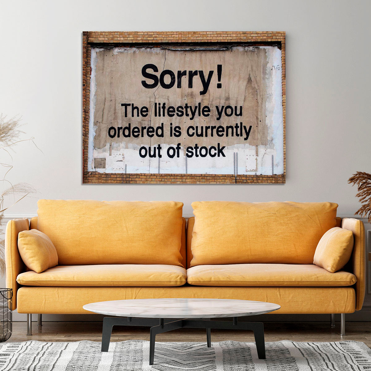 Banksy The Lifestyle You Ordered Canvas Print or Poster - Canvas Art Rocks - 4