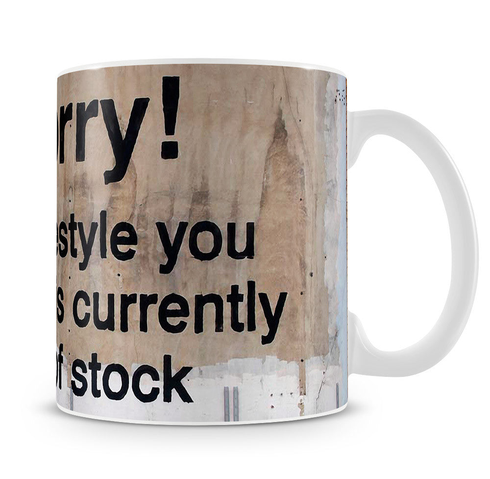 Banksy The Lifestyle You Ordered Mug - Canvas Art Rocks