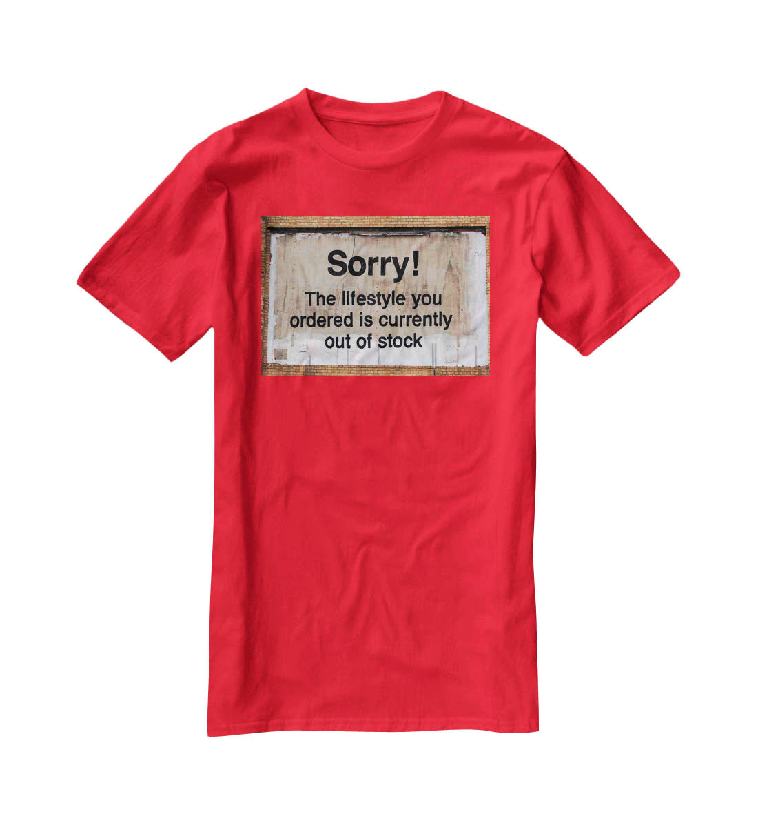 Banksy The Lifestyle You Ordered T-Shirt - Canvas Art Rocks - 4