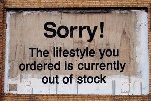 Banksy The Lifestyle You Ordered Wall Mural Wallpaper - Canvas Art Rocks - 1