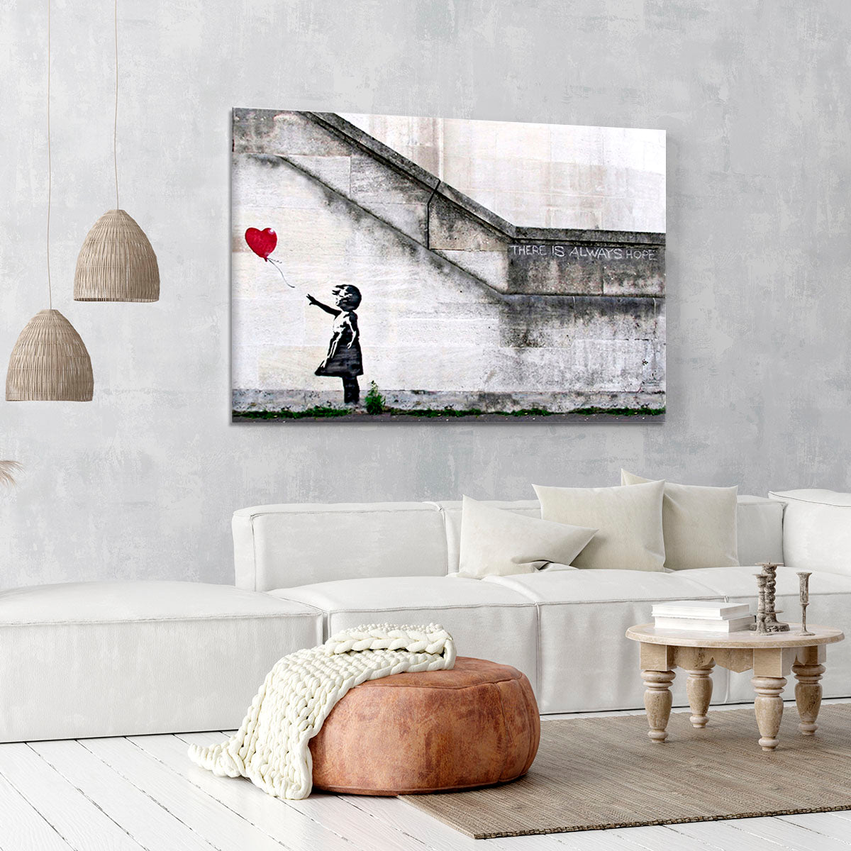 Banksy There is Always Hope Canvas Print & Poster
