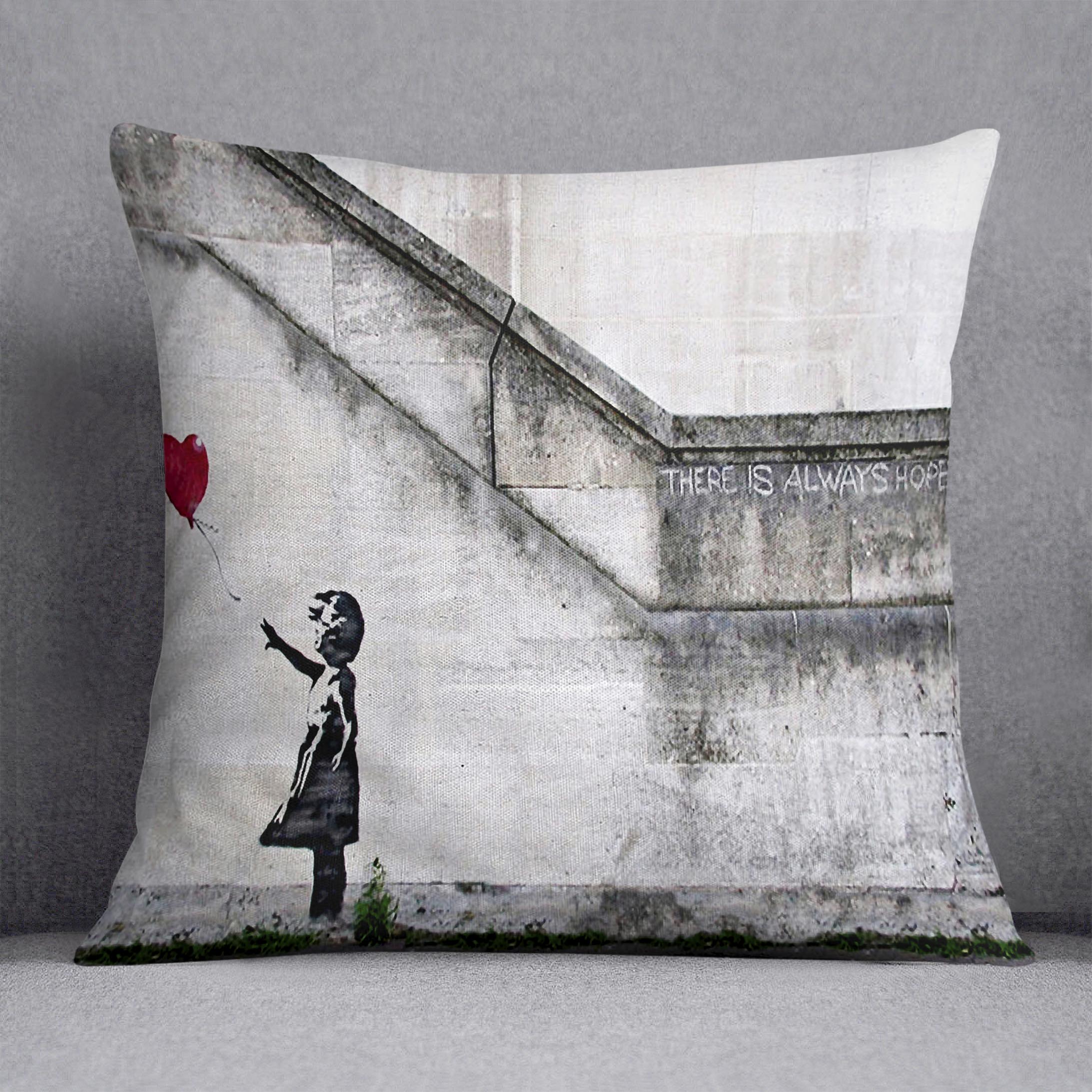 Banksy There is Always Hope Cushion