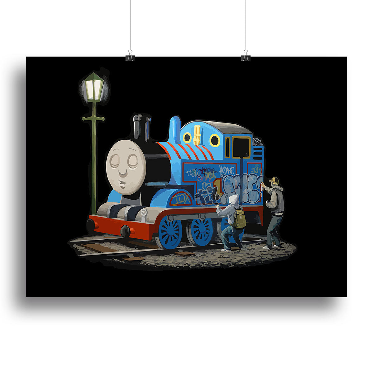 Banksy Thomas the Tank Engine Canvas Print or Poster - Canvas Art Rocks - 2