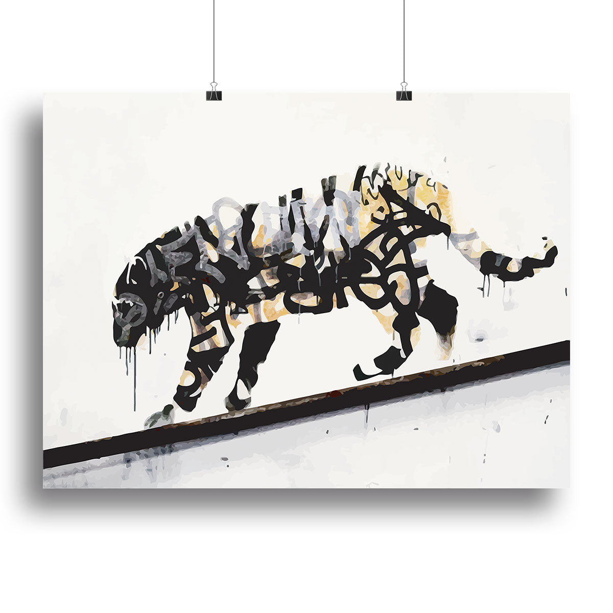Banksy Tiger Canvas Print or Poster - Canvas Art Rocks - 2