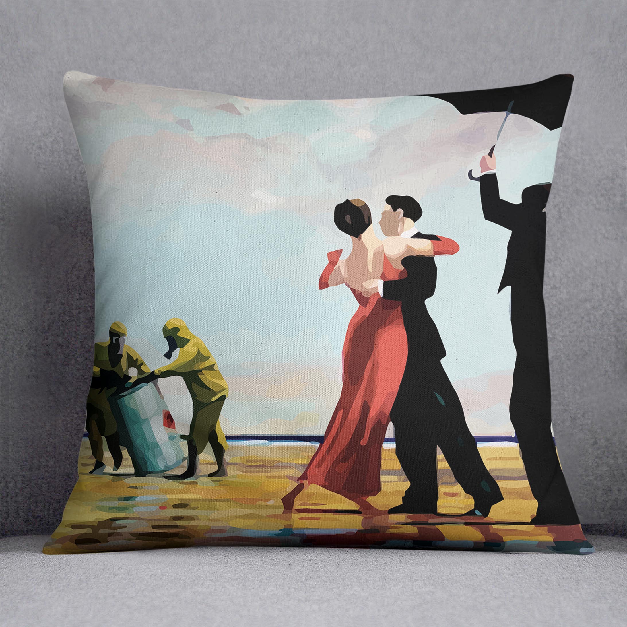 Banksy Toxic Beach Cushion