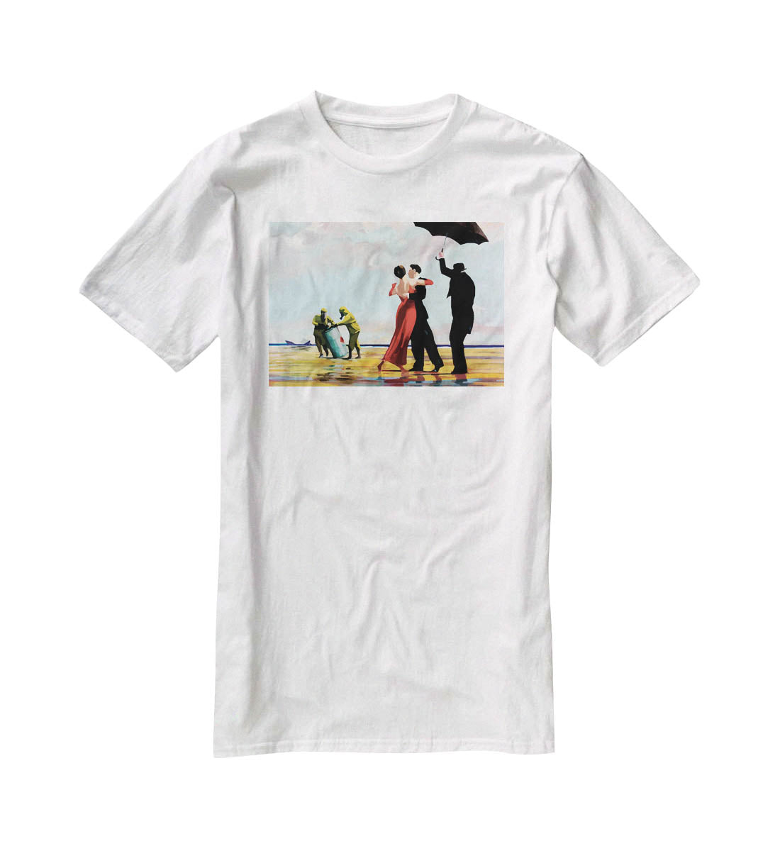 Banksy Toxic Beach T-Shirt - Canvas Art Rocks - 5