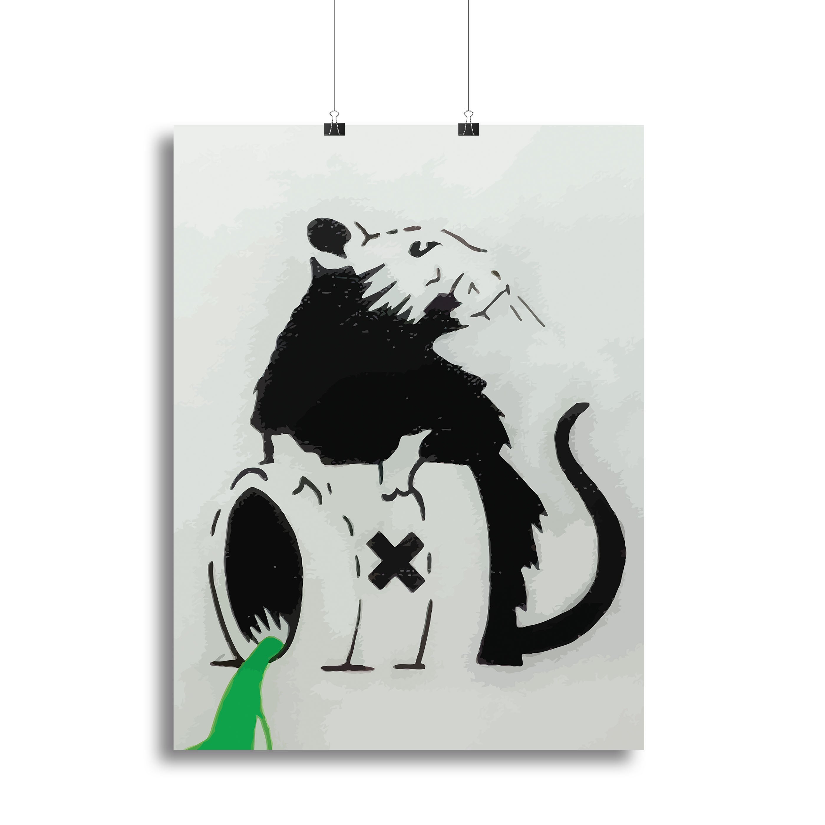 Banksy Toxic Rat Canvas Print or Poster - Canvas Art Rocks - 2