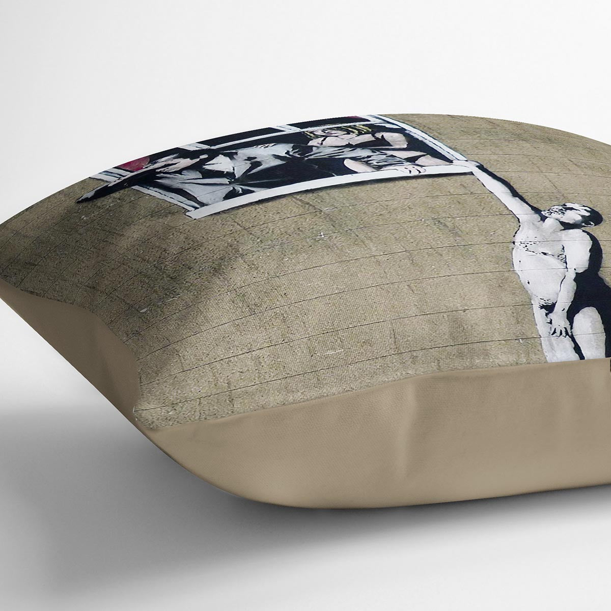 Banksy Window Lovers Cushion