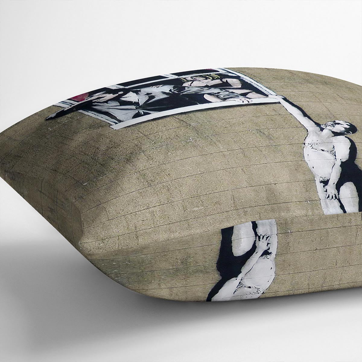 Banksy Window Lovers Cushion