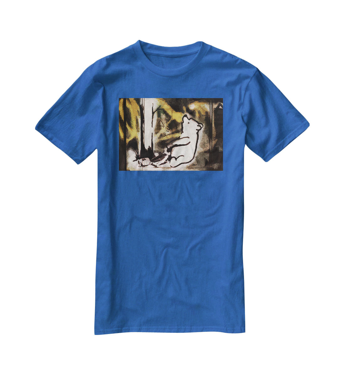 Banksy Winnie the Pooh Bear Trap T-Shirt - Canvas Art Rocks - 2