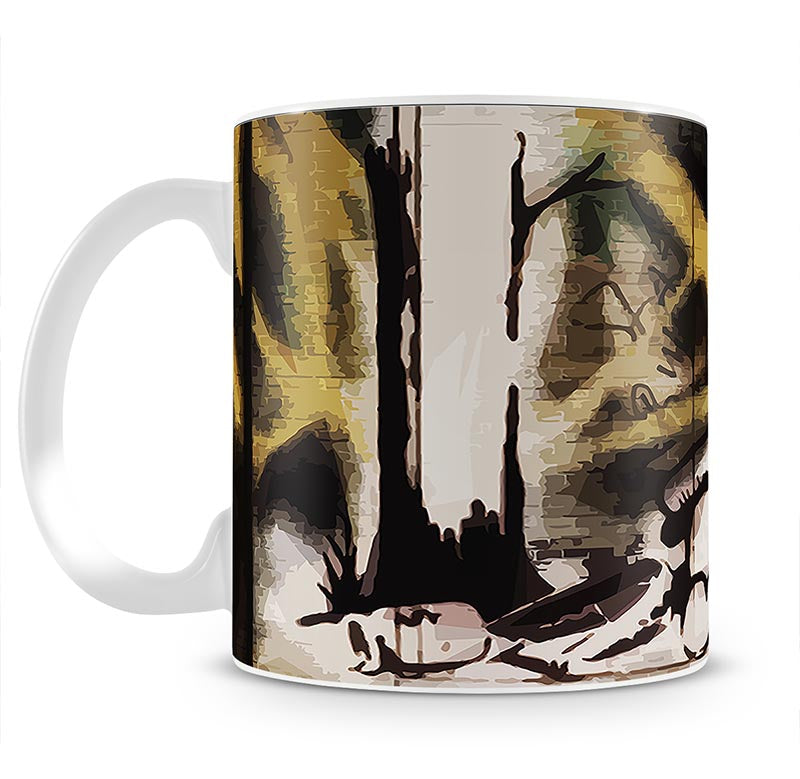 Banksy Winnie the Pooh Bear Trap Mug - Canvas Art Rocks - 1
