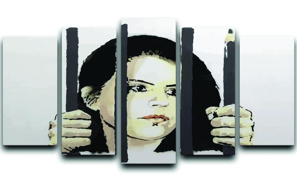 Banksy Zehra Dogan New York 5 Split Panel Canvas  - Canvas Art Rocks - 1