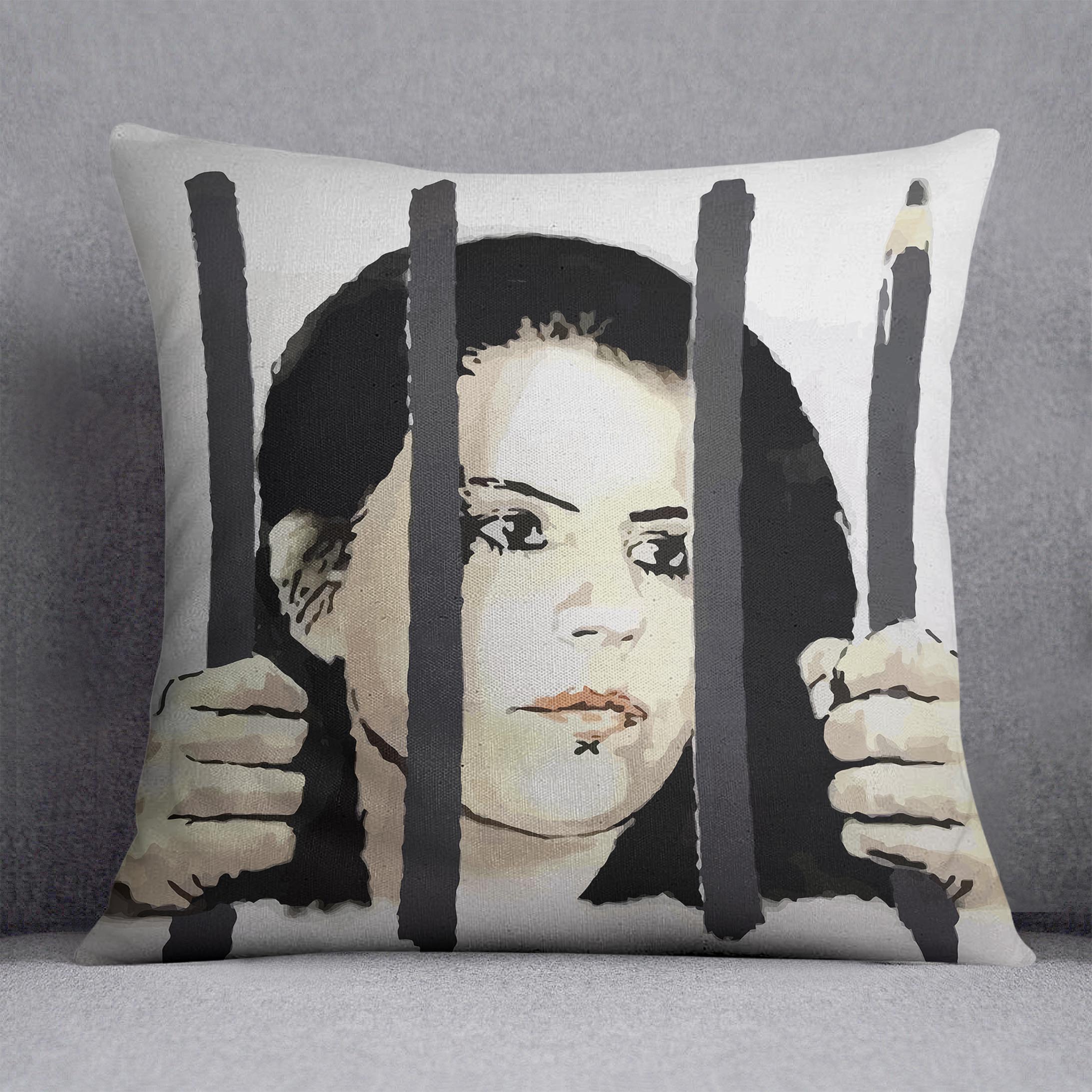 Banksy Zehra Dogan New York Cushion