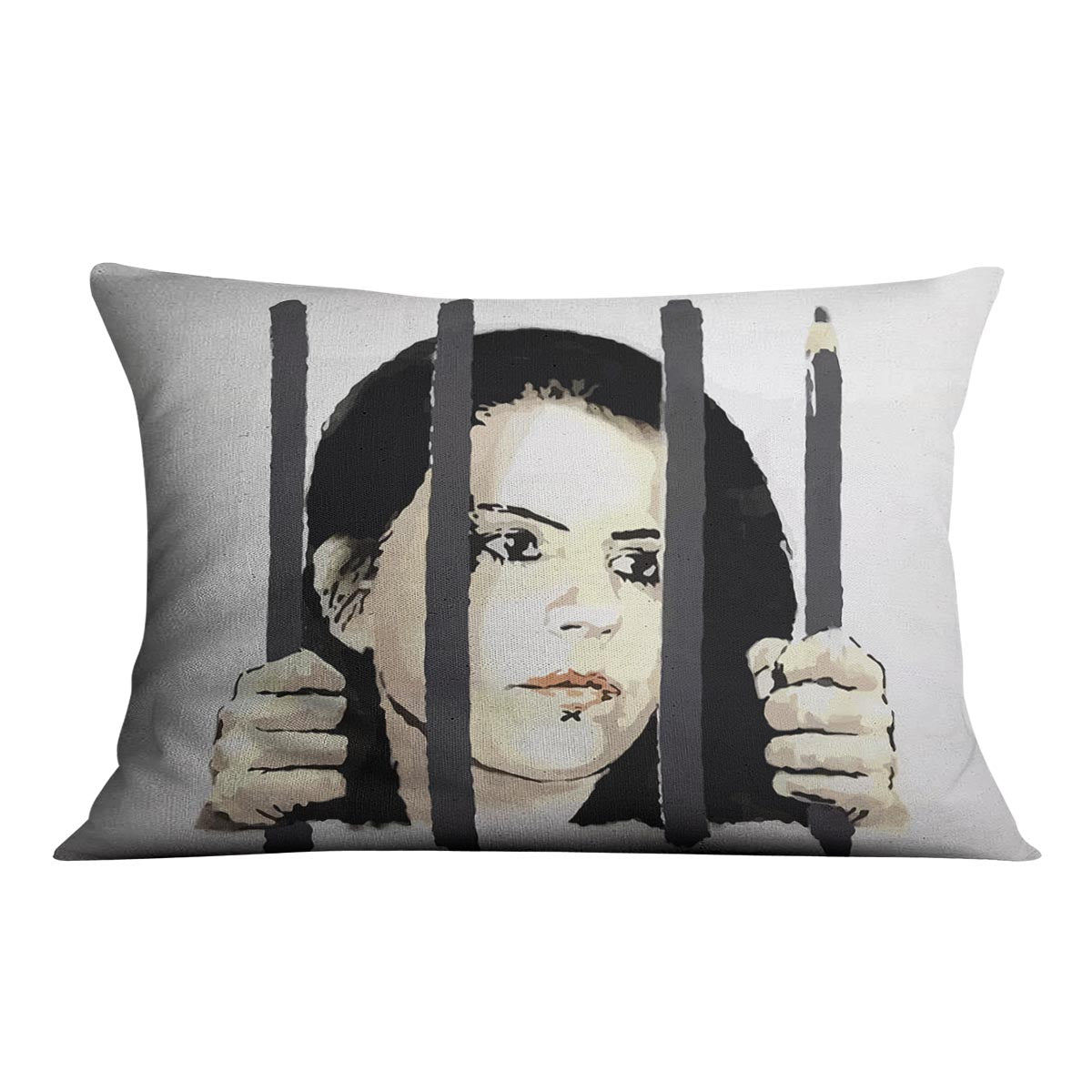 Banksy Zehra Dogan New York Cushion