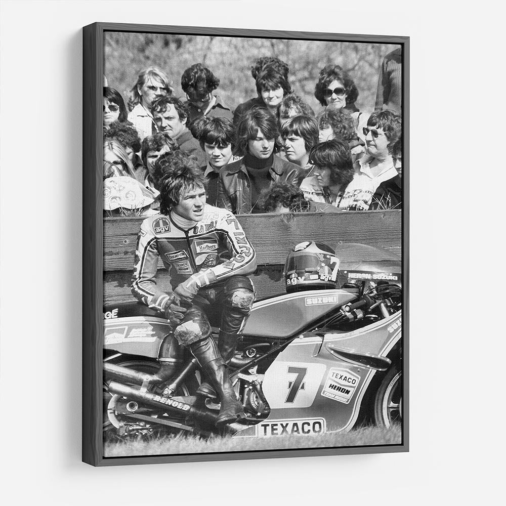 Barry Sheene motorcycle racer HD Metal Print
