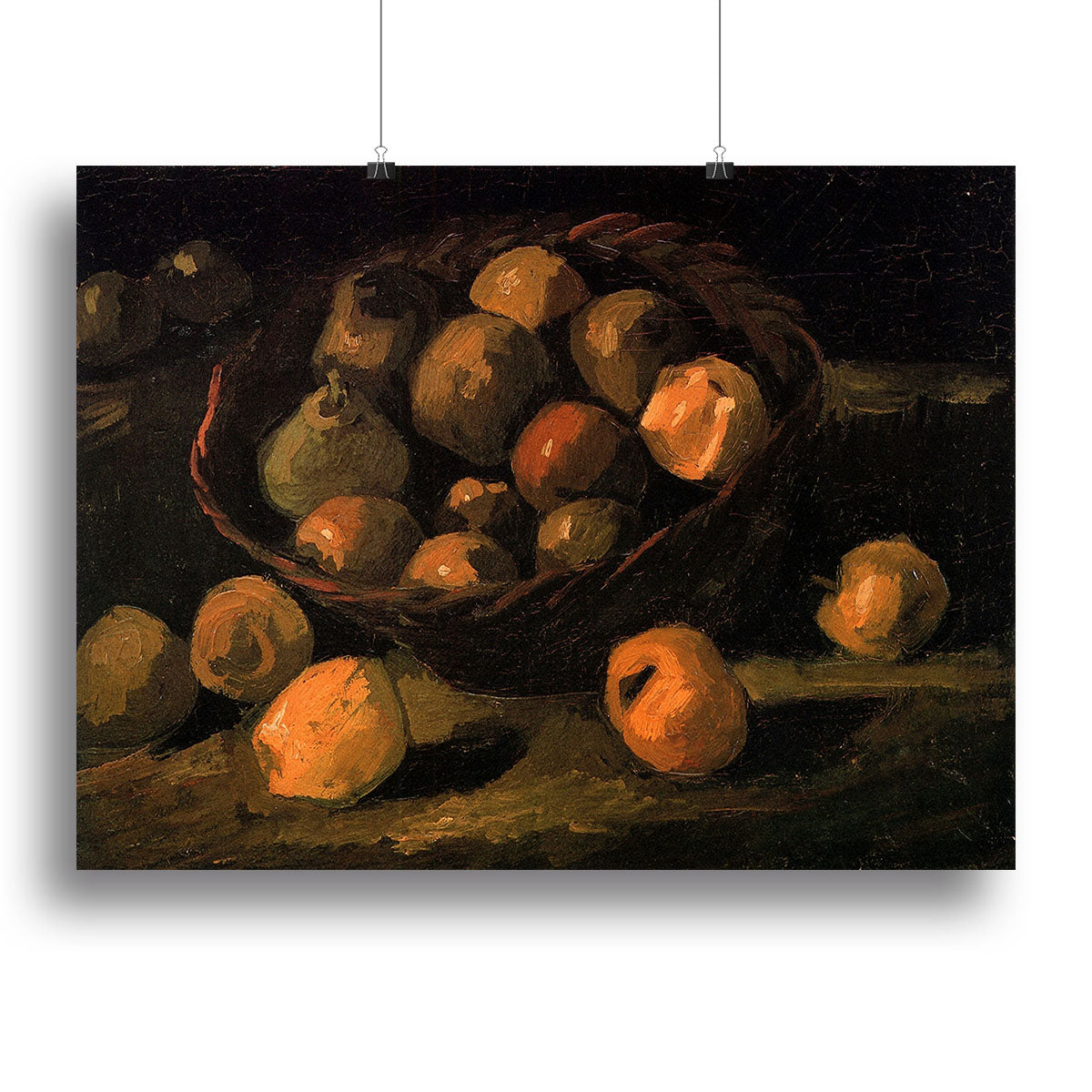 Basket of Apples by Van Gogh Canvas Print or Poster - Canvas Art Rocks - 2