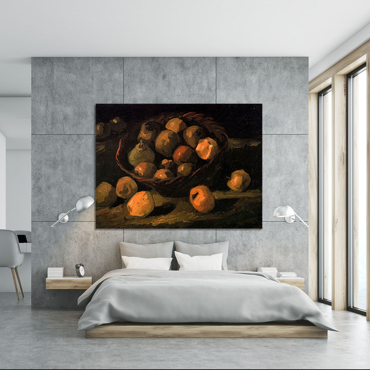 Basket of Apples by Van Gogh Canvas Print or Poster - Canvas Art Rocks - 5